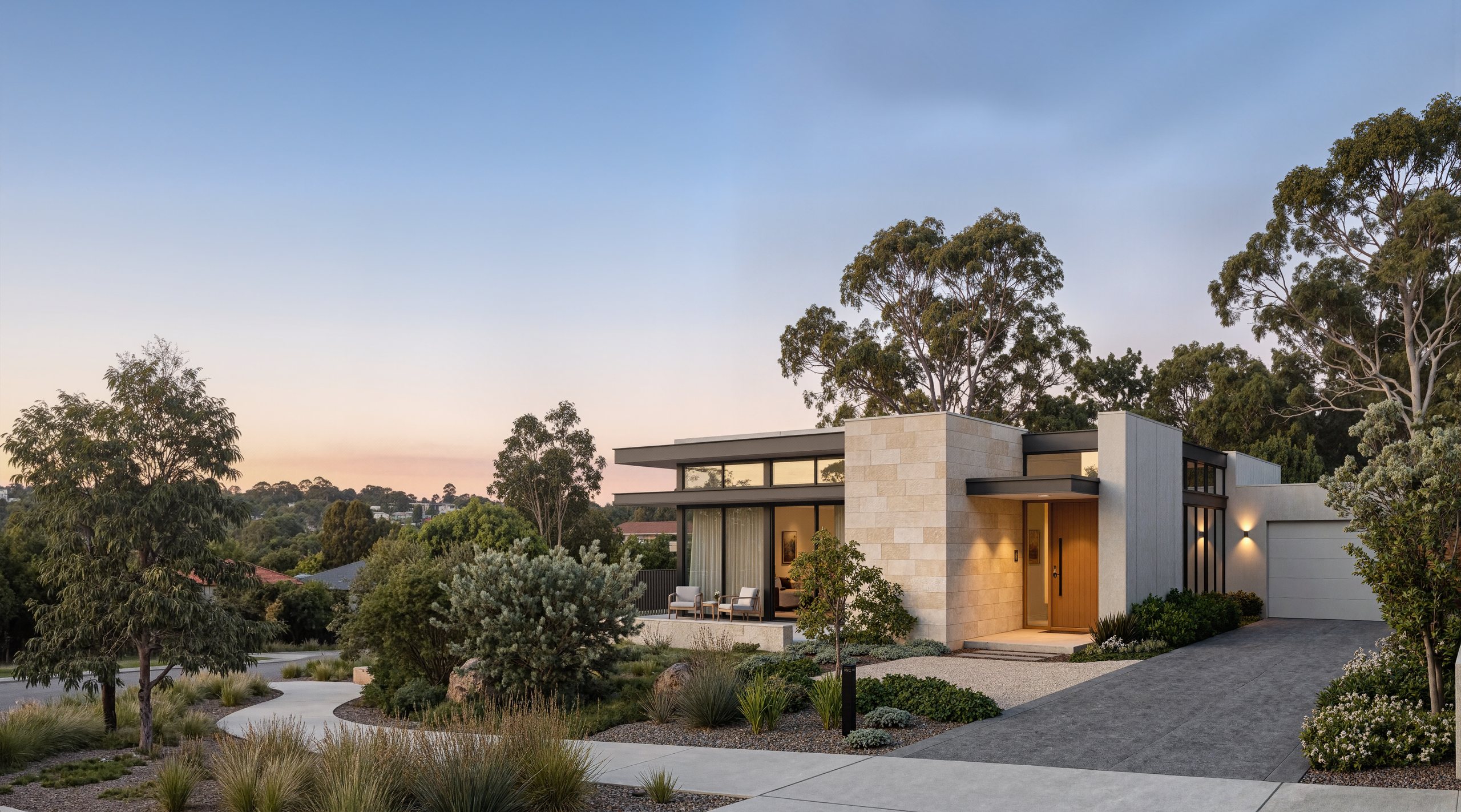 Modern residential home design Perth by OBRA